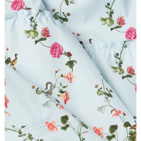 HILL HOUSE HOME Ellie Nap Dress Blue Pond Floral Print S - Picture 10 of 11